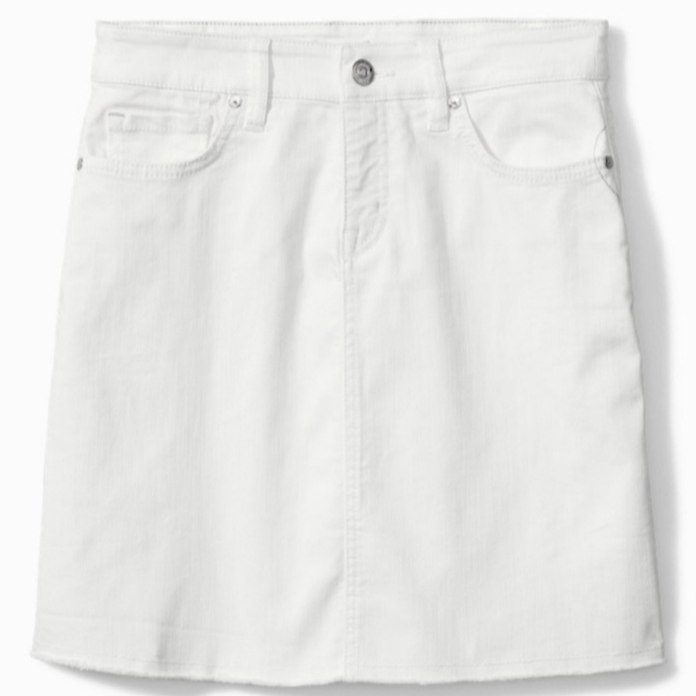 Tommy Bahama Crisp White Midi Skirt (Size 14)